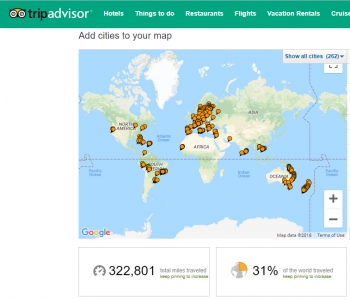 tripadvisor facebook travel map